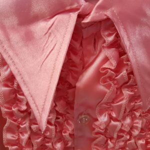 Bonte Koe Verhuur Maasland - Roze overhemd rouches art.nr.10175