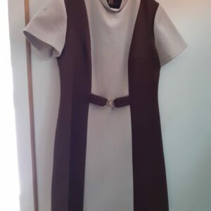 Bonte Koe Verhuur Maasland - Bruin witte Jaren '50 jurk