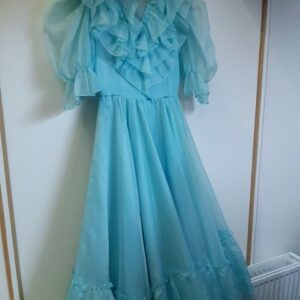 Bonte Koe Verhuur Maasland - Ballroom jurk blauw kant