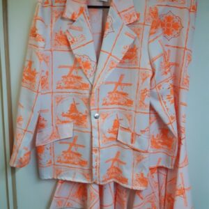 Bonte Koe Verhuur Maasland 10379 Hollands herenkostuum oranje tegel